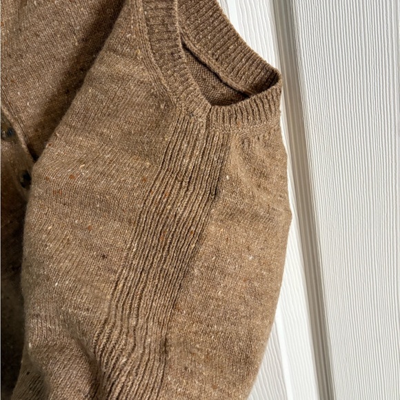 Me + Em Merino Speckle Button Neck Sweater Vest Sz Large. - Picture 7 of 8